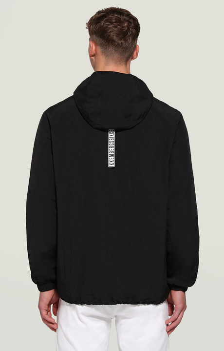Men's windbreaker jacket, BLACK, hi-res-1