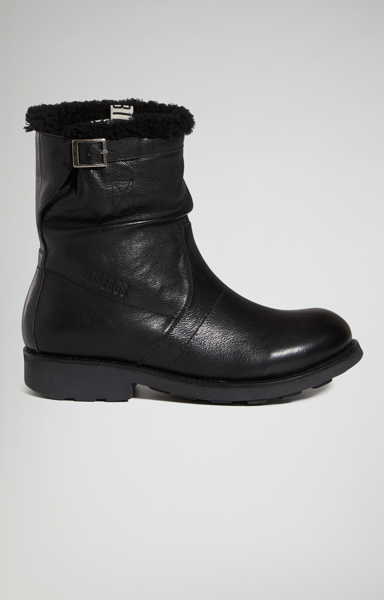 希少DIRK BIKKEMBERGS ブラックミュール＆ブーツ2way35.5 Dirk Bikkembergs black boots with flap and laces through the