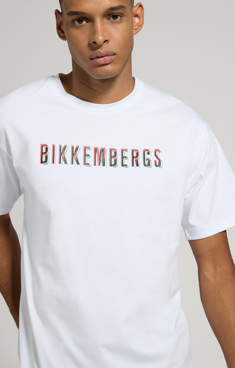 Men's Ready to Ride print T-shirt, WHITE, hi-res-1