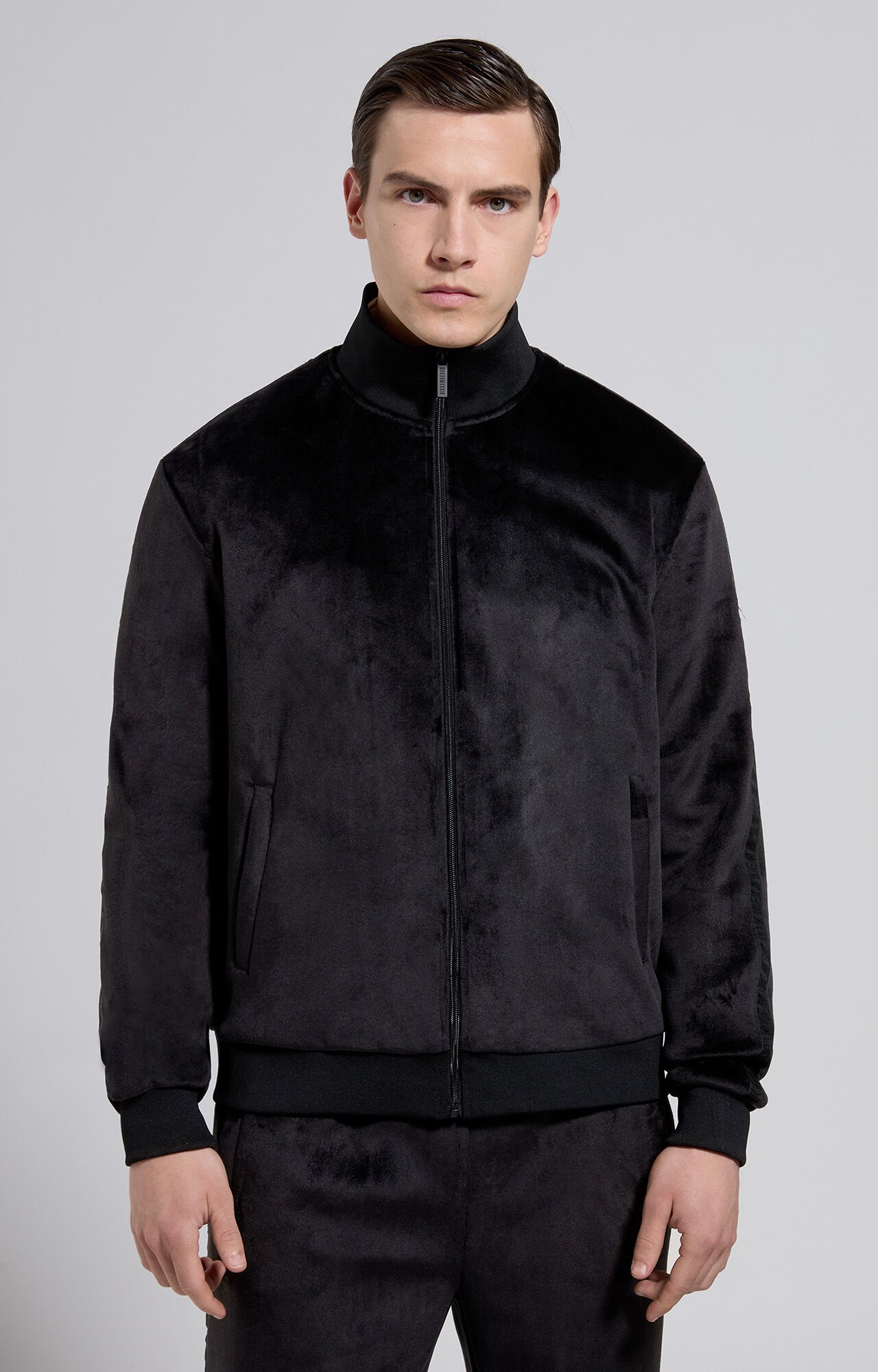 Felpa uomo in ciniglia Bikkembergs