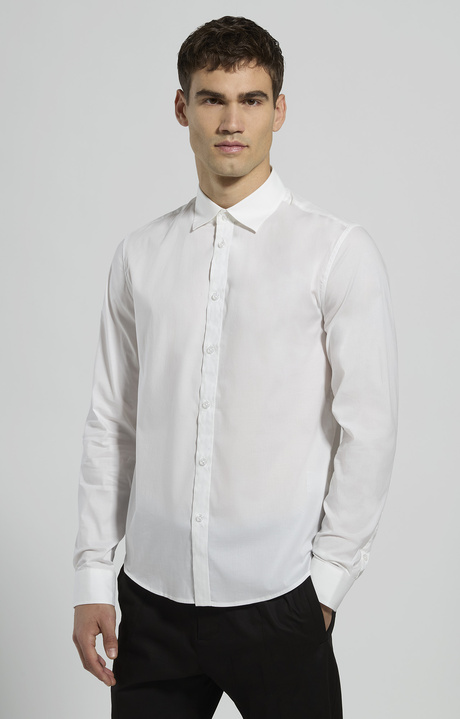 Camicia uomo con tape, WHITE, hi-res-1