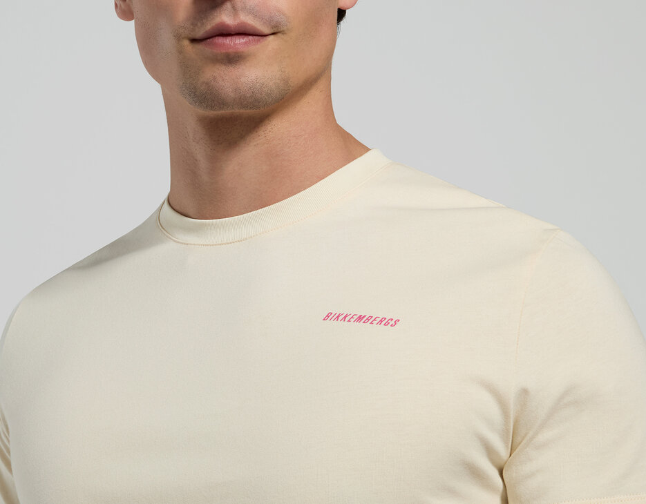 Men's back-print T-shirt, MARSHMALLOW, hi-res-1