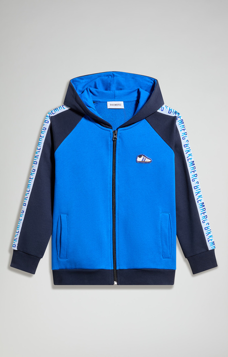Boys&rsquo; hooded jacket, LAPIS BLUE, hi-res-1