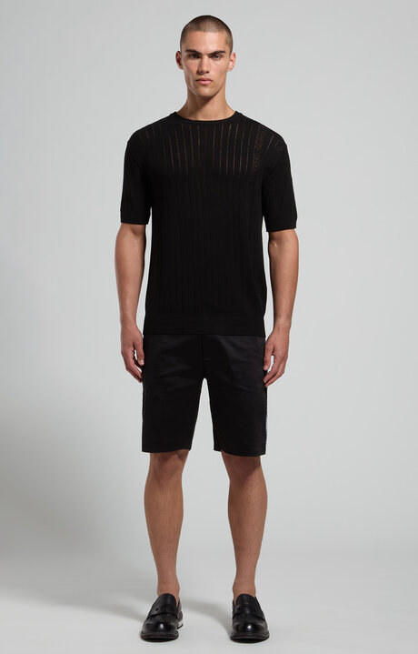 BLUSA MAGLIA MC, BLACK, hi-res-1