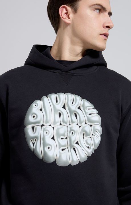Men's hoodie, METEORITE BLACK, hi-res-1