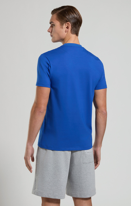 Slim fit men's T-shirt, MAZARINE BLUE, hi-res-1