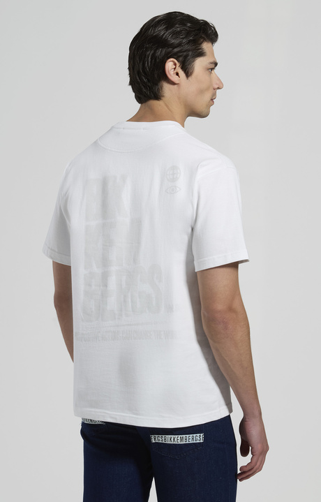 Men's back-print T-shirt, WHITE, hi-res-1