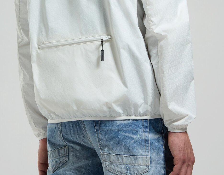 Packable men's jacket, WHITE Packable men's jacket, WHITE, hi-res-1