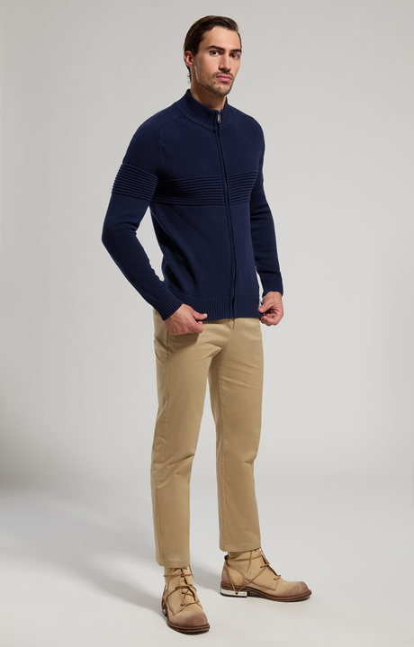 Men's zip pullover, DRESS BLUES, hi-res-1