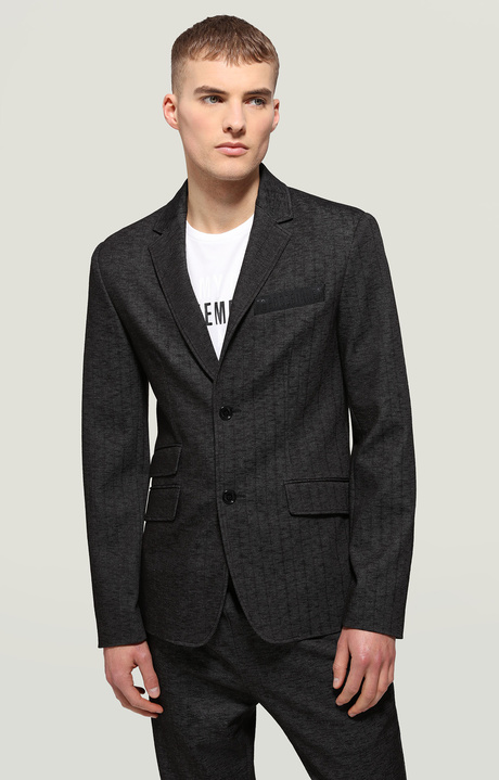 Men's blazer jacket  in Punto Milano, BLACK, hi-res-1