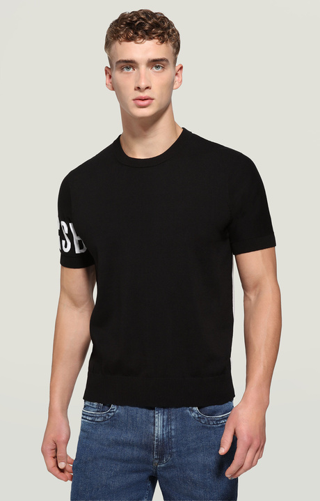 Maglia uomo a maniche corte, BLACK/GREY/WHITE, hi-res-1