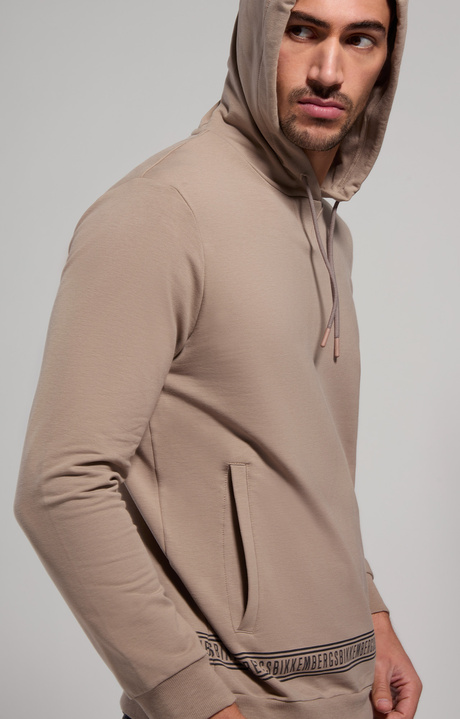Men's stretch hoodie, CINDER, hi-res-1