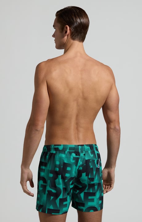 Men's camouflage swim trunks, MARINE Men's camouflage swim trunks, MARINE, hi-res-1