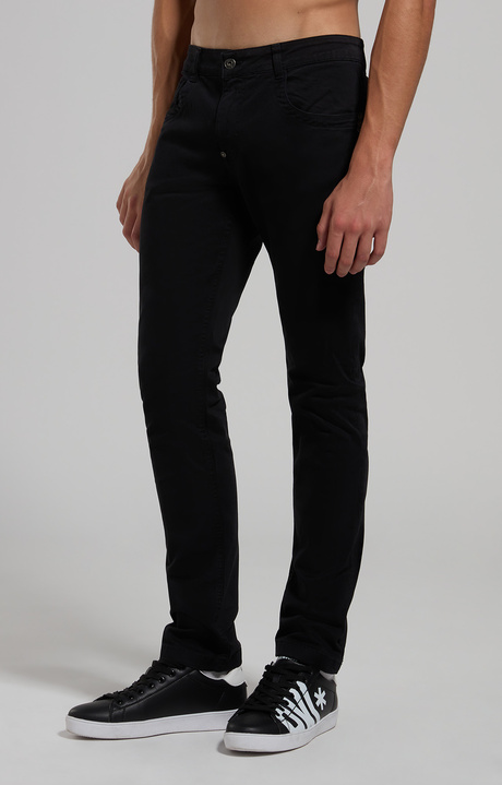 Pantaloni 5 tasche slim uomo, CAVIAR, hi-res-1