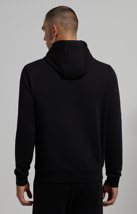 Men's soccer hoodie, BLACK Men's soccer hoodie, BLACK, hi-res-1