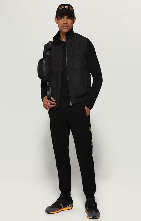 Men's long sleeved T-shirt , BLACK, hi-res-1
