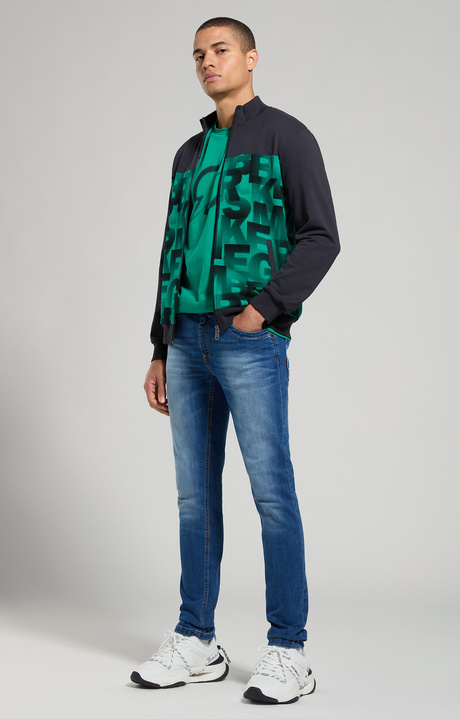 Men's camouflage sweatshirt, PEPPER GREEN, hi-res-1