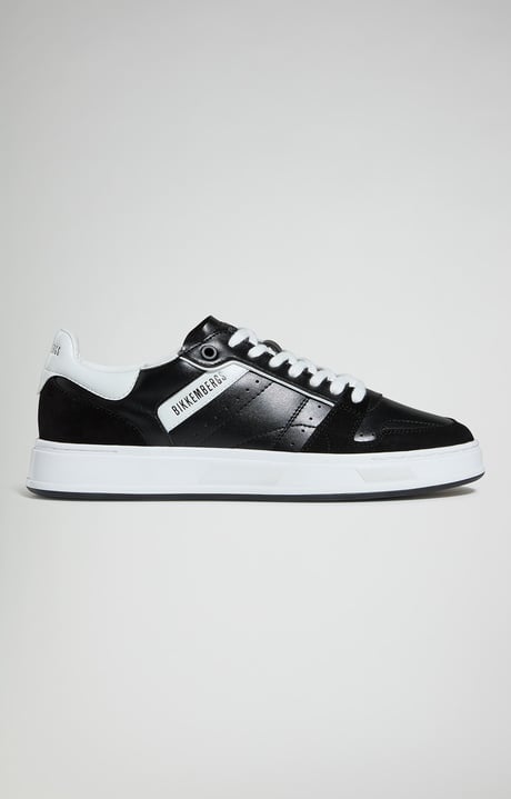 Men's sneakers - Claudius M, BLACK/WHITE Men's sneakers - Claudius M, BLACK/WHITE, hi-res-1