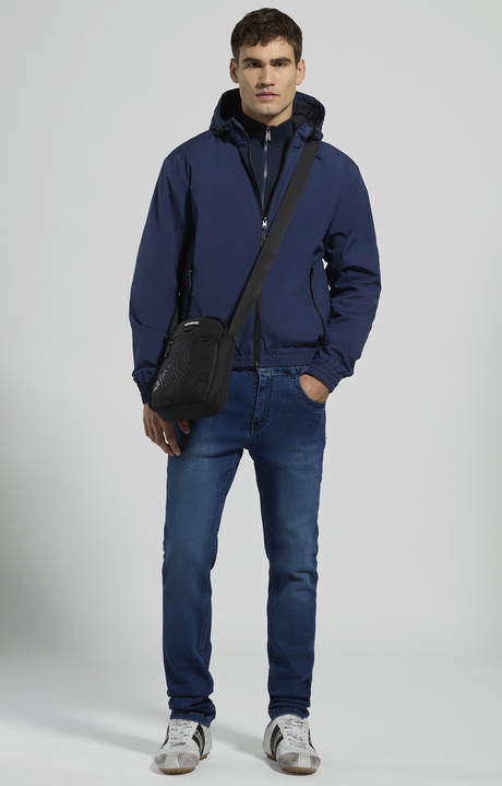 Men's windbreaker jacket, BLACK IRIS, hi-res-1