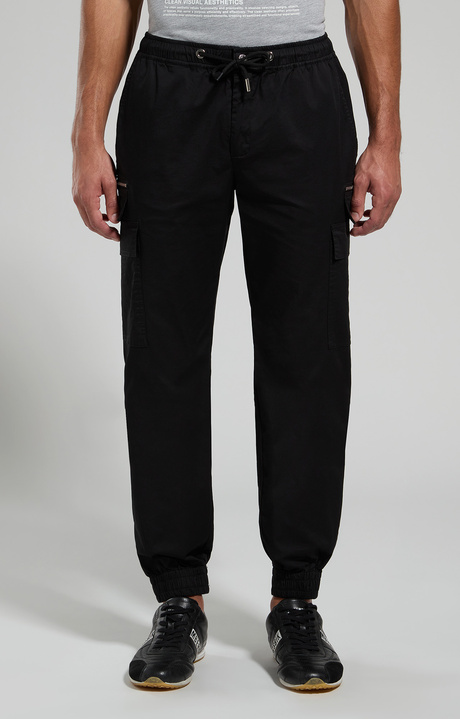 Men's cargo pants, BLACK, hi-res-1