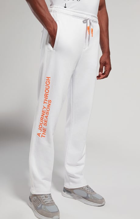 Men's joggers, WHITE Men's joggers, WHITE, hi-res-1
