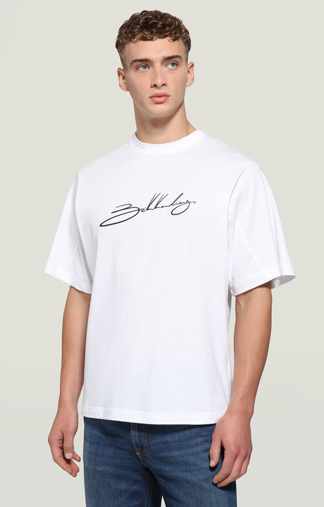 Men's T-shirt loose fit, OPTICAL WHITE, hi-res-1