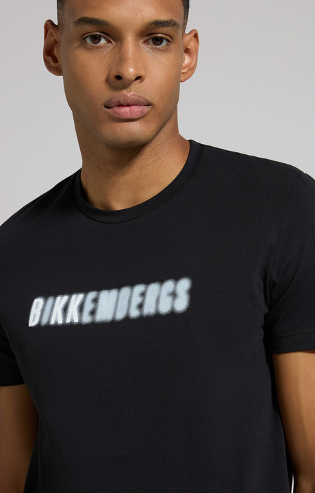 Men's slim fit T-shirt, METEORITE BLACK, hi-res-1