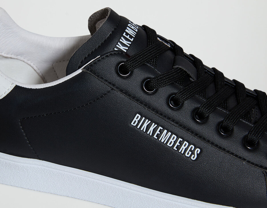 Men's sneakers - Recoba M, BLACK/WHITE, hi-res-1