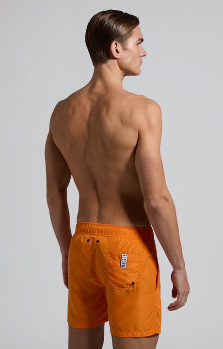 Men's swim shorts, ORANGE Men's swim shorts, ORANGE, hi-res-1