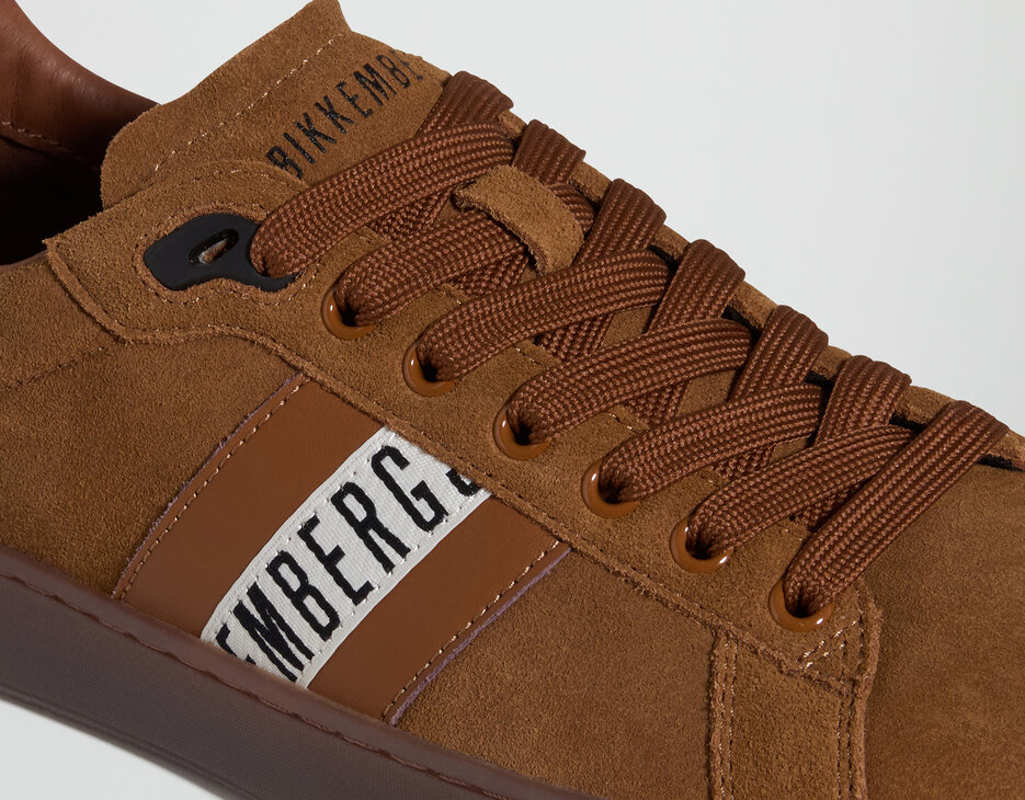 Men's Recoba M suede leather sneakers, TOFFEE 118, hi-res-1