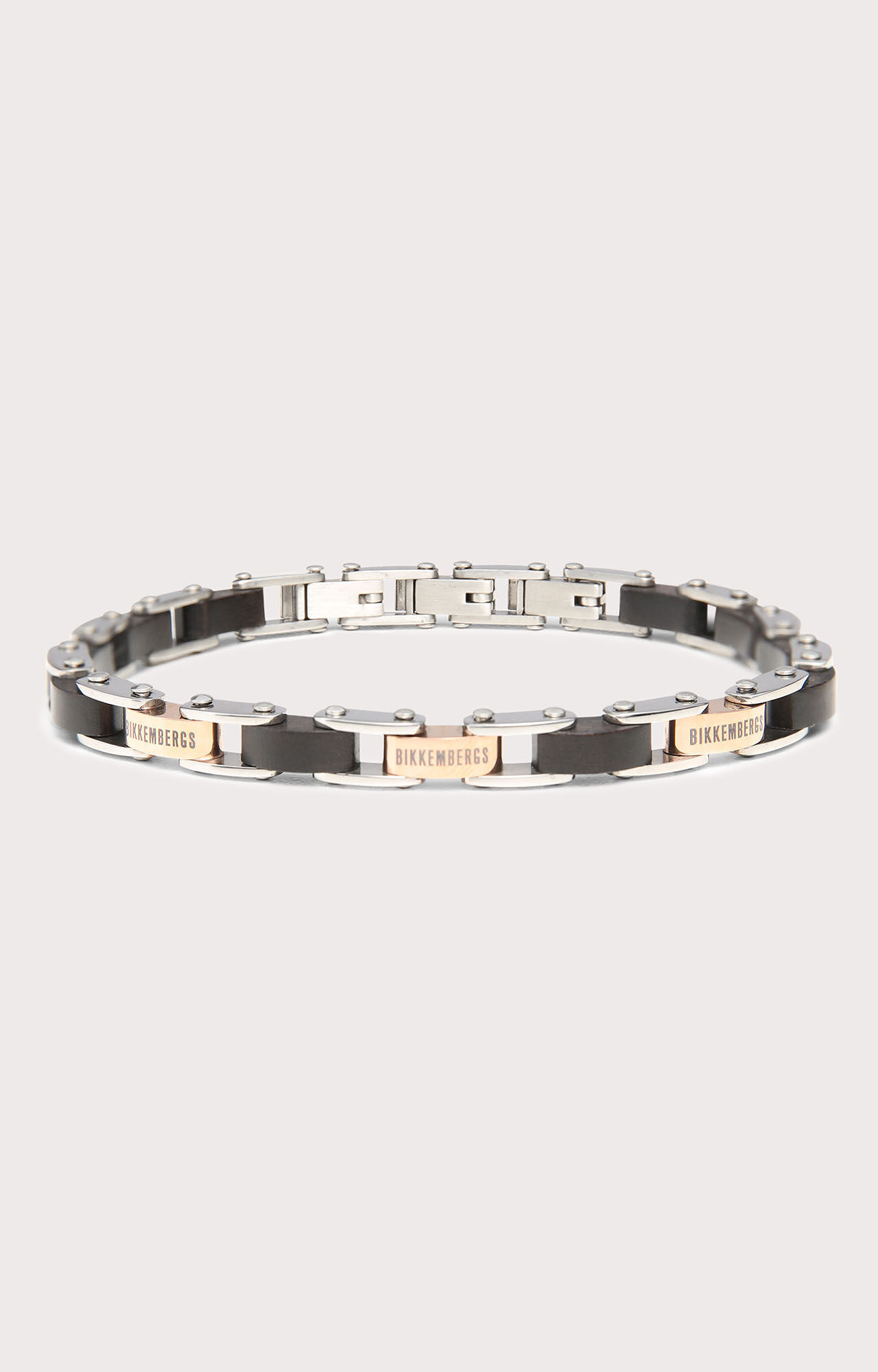 dirk bikkembergs Men's bracelet in ebony and steel