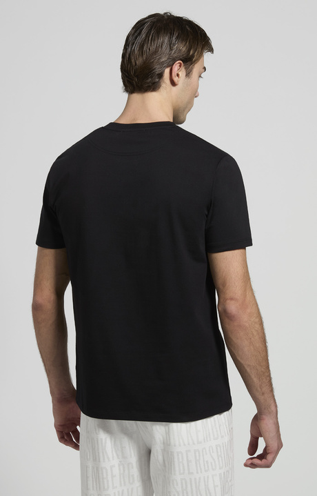 Men's printed T-shirt, BLACK, hi-res-1