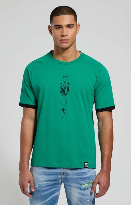 Oversize men's athletic T-shirt, PEPPER GREEN, hi-res-1