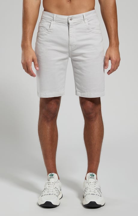 Men's denim shorts, MOONBEAM, hi-res-1