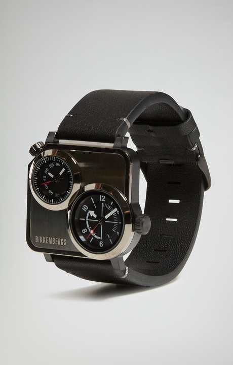 Bikkembergs Smartwatch Uomo 48mm: Display AMOLED 1.3", Alluminio, 180 Sport, Batteria 360mAh, Arancione/Nero