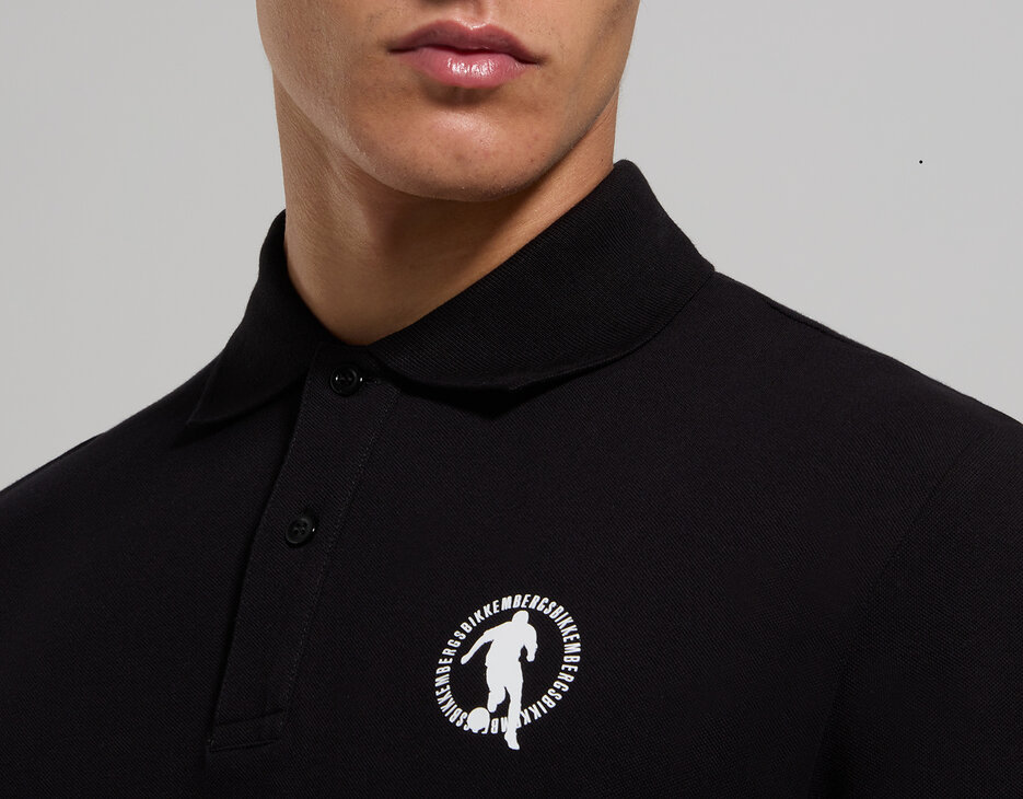 Men's slim fit polo shirt, BLACK Men's slim fit polo shirt, BLACK, hi-res-1