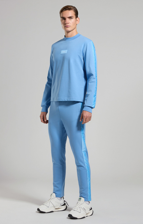Felpa uomo taglio dritto, SILVER LAKE BLUE, hi-res-1