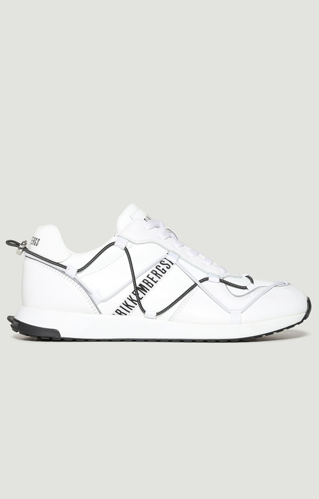 Men's sneakers - Edmundo, WHITE, hi-res-1