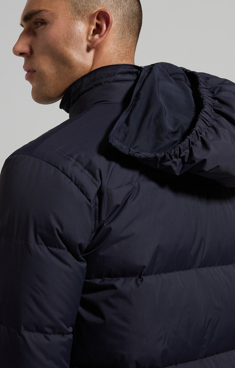 Men's puffer with reflective detail, BLUE GRAPHITE, hi-res-1