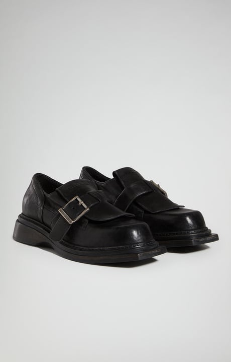 Men’s loafers New Heritage, BLACK Men’s loafers New Heritage, BLACK, hi-res-1