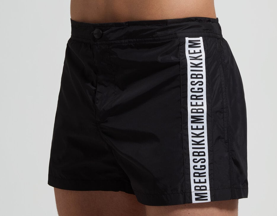 Men's boardshorts - tape insert, BLACK Men's boardshorts - tape insert, BLACK, hi-res-1