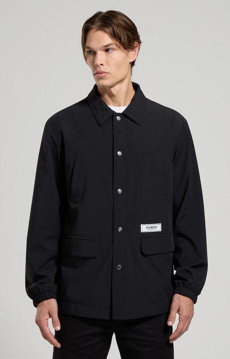 Men's windbreaker jacket, BLACK, hi-res-1