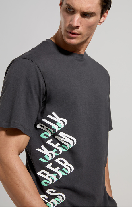 Men's print T-shirt, PIRATE BLACK, hi-res-1