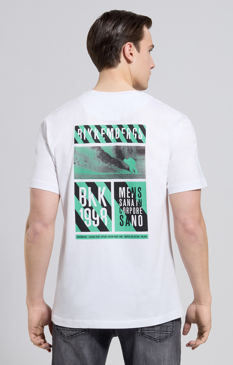 Bikkembergs Green Cotton Men T-Shirt