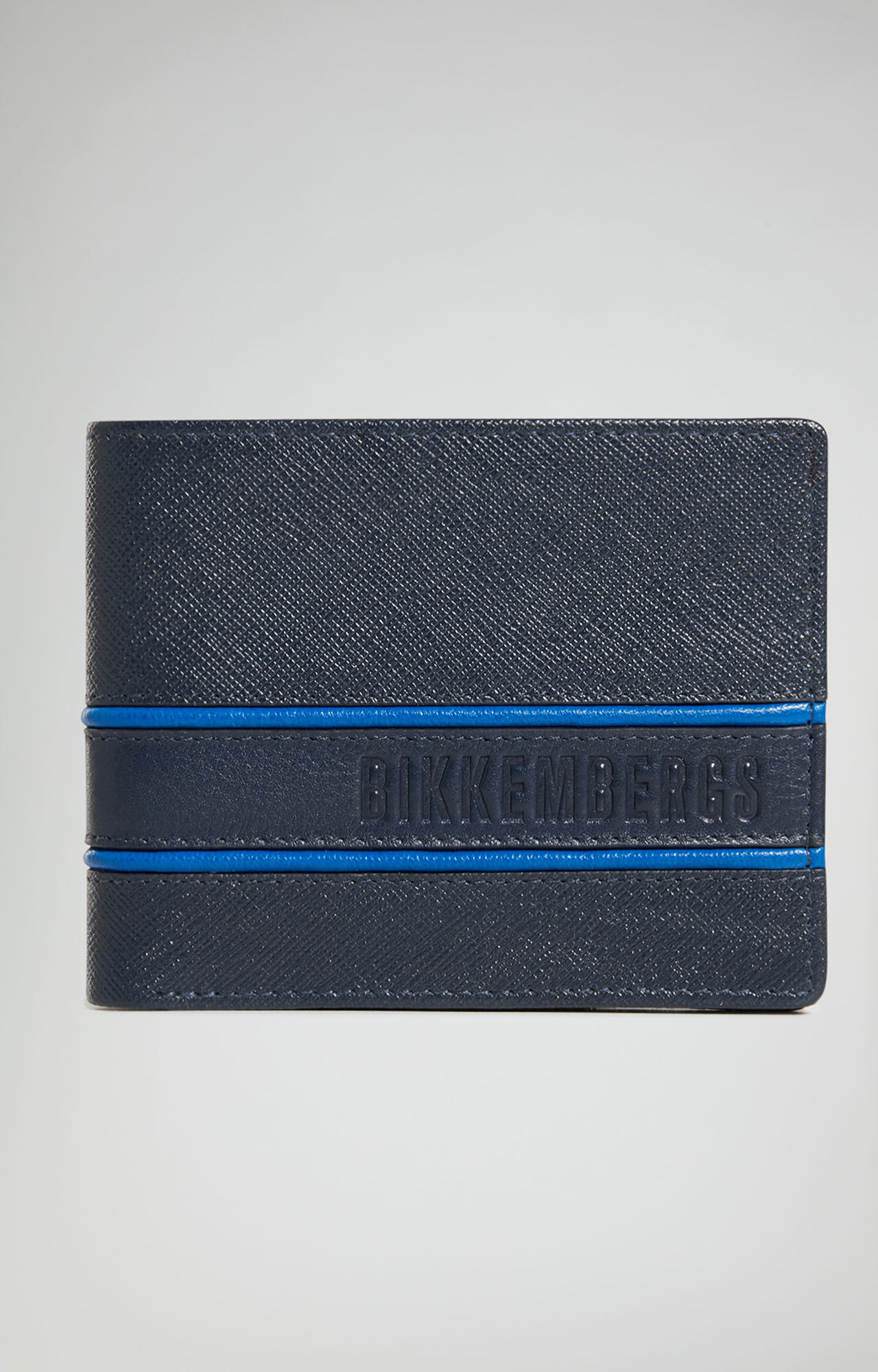 Blue Men s wallet with contrast details Bikkembergs