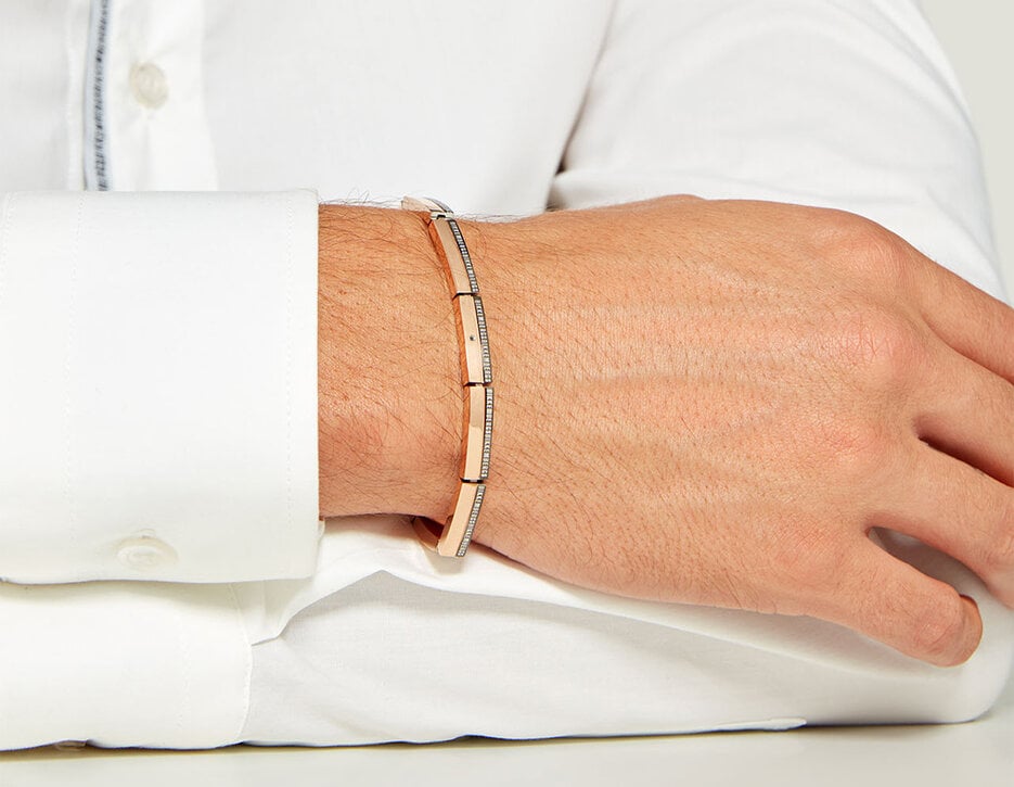 Bikkembergs slender men's bracelet with diamond, 260 Bikkembergs slender men's bracelet with diamond, 260, hi-res-1
