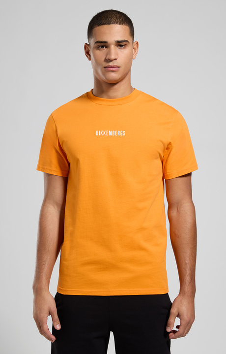 Optical print men's T-shirt, ORIOLE, hi-res-1