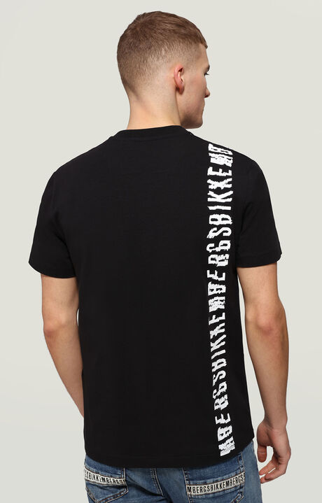 T-shirt uomo stampa dirty, BLACK, hi-res-1