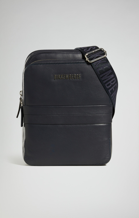 Colin men's leather bag, BLUE Colin men's leather bag, BLUE, hi-res-1