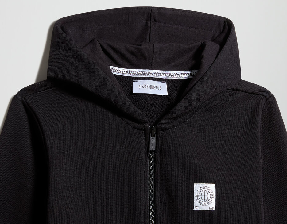 Boys&rsquo; layering-effect jacket, BLACK, hi-res-1